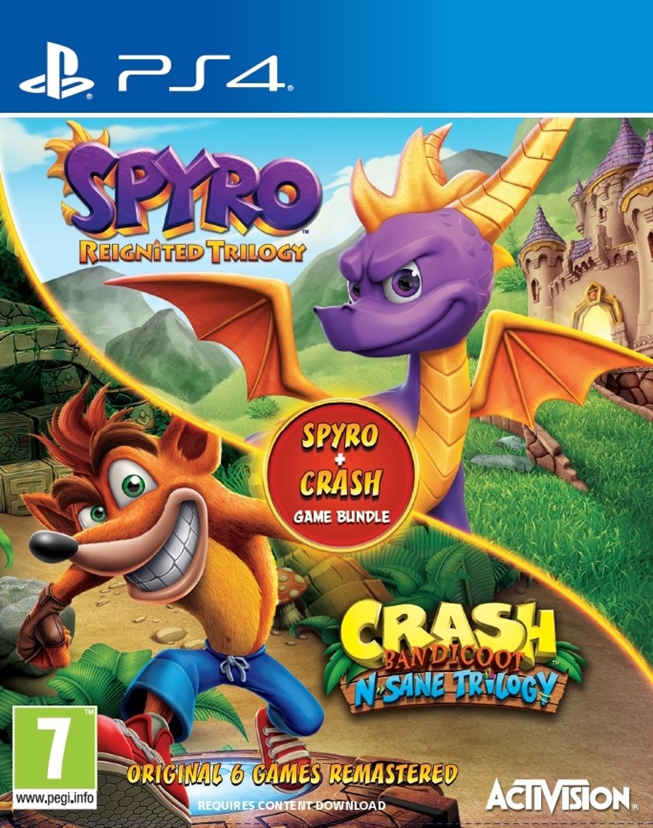 Crash Bandicoot N.Sane Trilogy & Spyro Reignited Double Pack (PS4), Vicarious Visions