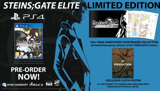 Steins;Gate Elite - Limited Edition (PS4), Spike Chunsoft