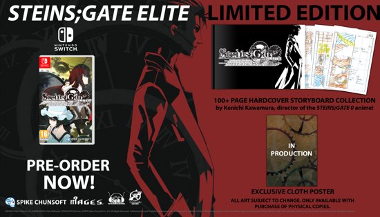 Steins;Gate Elite - Limited Edition (Switch), Spike Chunsoft