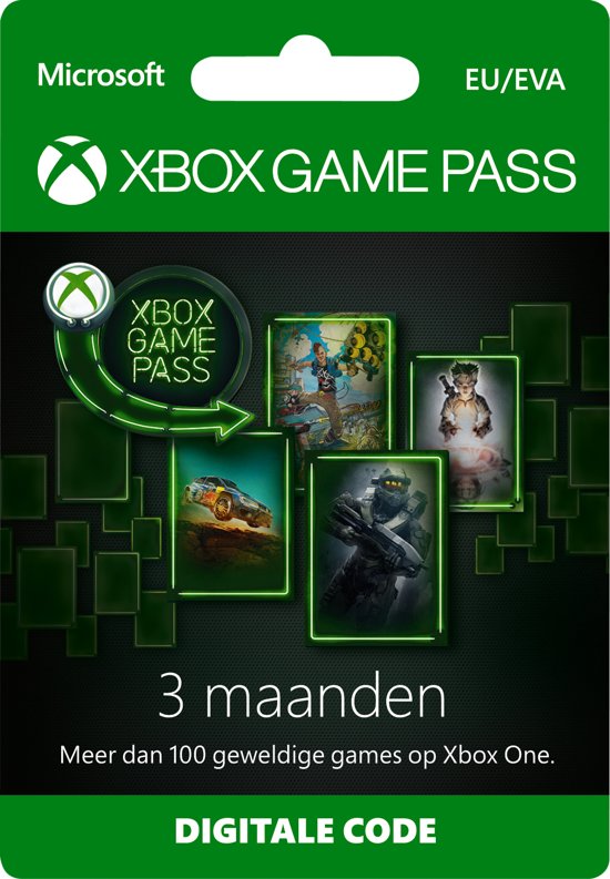 Microsoft Xbox Game Pass - 3 Maanden Abonnement (Xbox One), Microsoft