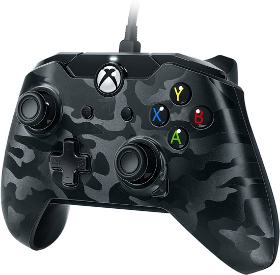 PDP Deluxe Controller (XboxOne/PC) (Zwart Camo) (Xbox One), PDP