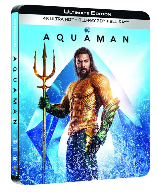 Aquaman (4K Ultra HD + 2D + 3D) steelbook (Blu-ray), James Wan