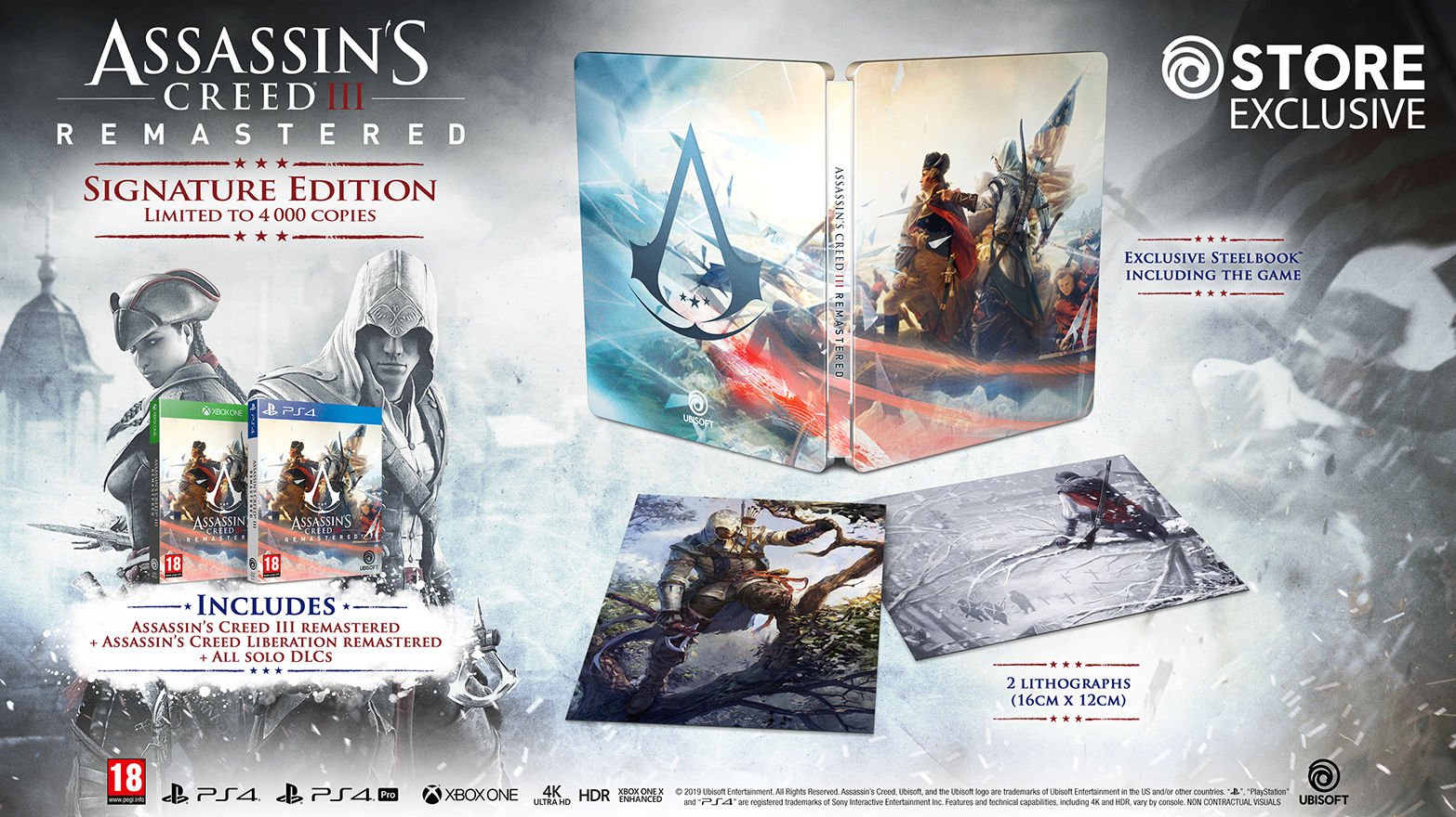 Assassin's Creed III Remastered - Signature Edition (PS4), Ubisoft