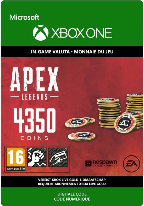 APEX Legends: 4.350 Coins (Xbox One download) (Xbox One), Respawn Entertainment