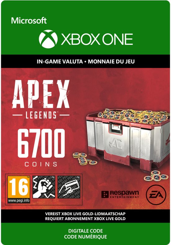 APEX Legends: 6.700 Coins (Xbox One download) (Xbox One), Respawn Entertainment