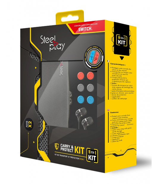 Steelplay 11-in-1 Carry & Protect Kit - Switch (Switch), Steelplay