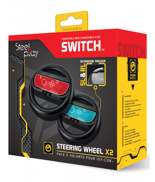 Steelplay Joy-Con Steering Wheel Set - Switch (Switch), Steelplay