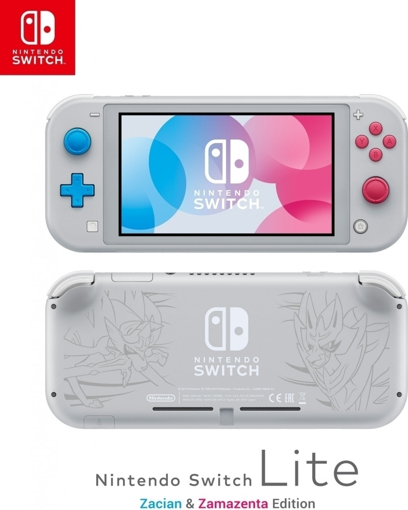 Nintendo Switch Lite Console - Pokemon Sword & Shield Limited Edition (Switch), Nintendo