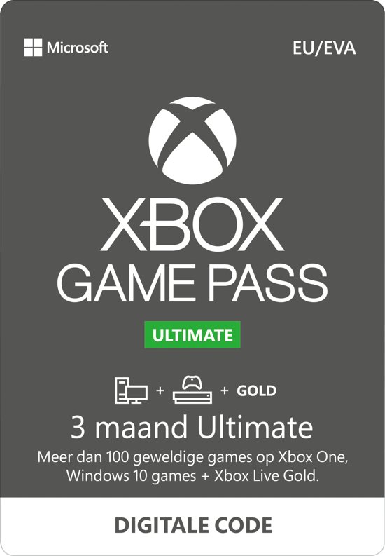 Xbox Game Pass Ultimate Online - 3 maanden Abonnement