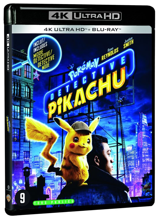 Pokemon Detective Pikachu (4K Ultra HD) (Blu-ray), Rob Letterman