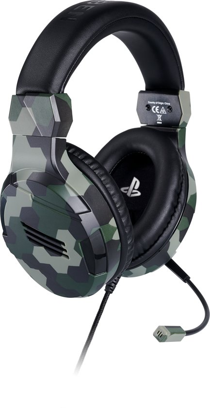 BigBen Playstation 4 Stereo Gaming Headset (Camouflage) (PS4), Big Ben Interactive