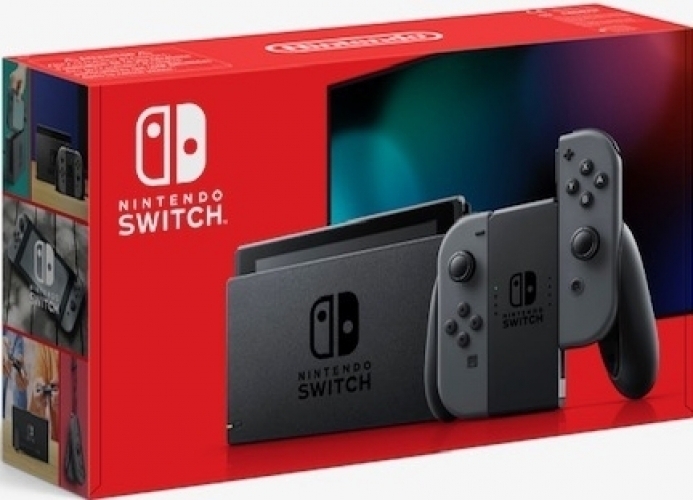 Nintendo Switch Console (Grijs) (2019 Upgrade)