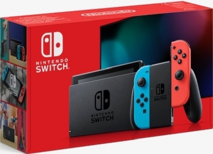 Nintendo Switch Console (Rood/Blauw) (2019 Upgrade)