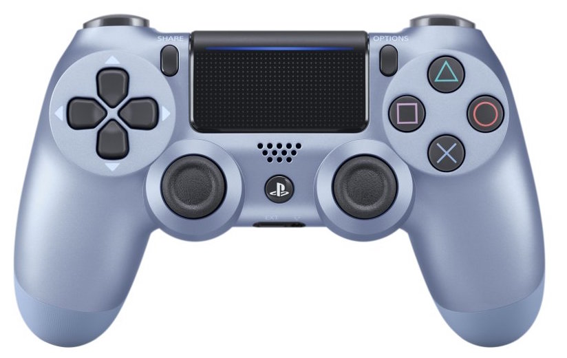 Sony Wireless Dualshock PS4 Controller V2 (Titanium Blue) (PS4), Sony Computer Entertainment