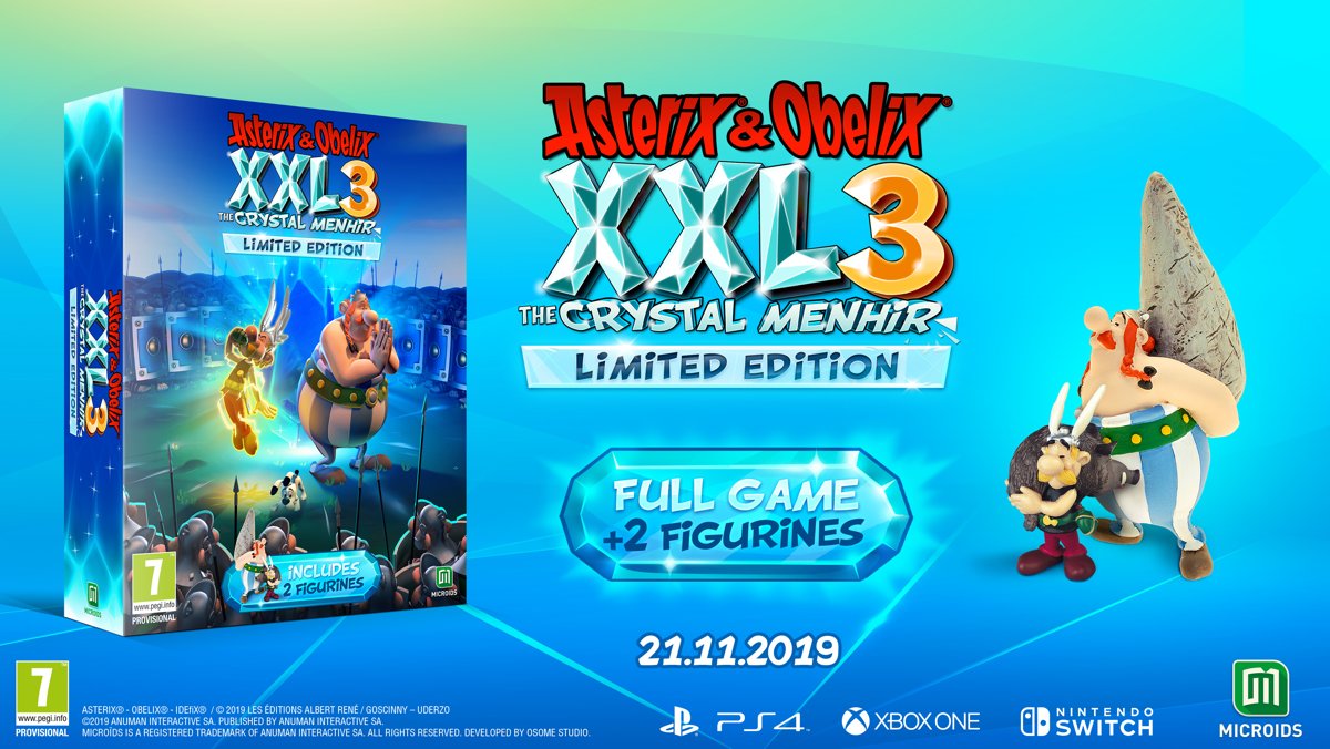 Asterix & Obelix XXL 3: The Crystal Menhir - Limited Edition (Xbox One), Mindscape