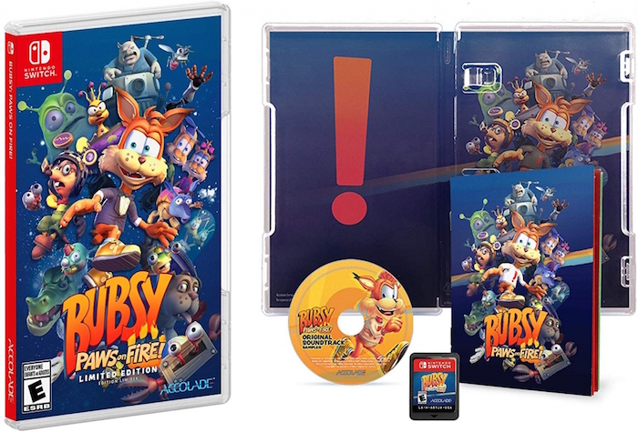 Bubsy: Paws on Fire! - Limited Edition (USA Import) (Switch), Accolade