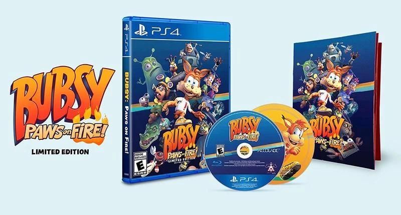 Bubsy: Paws on Fire! - Limited Edition (USA Import) (PS4), Accolade