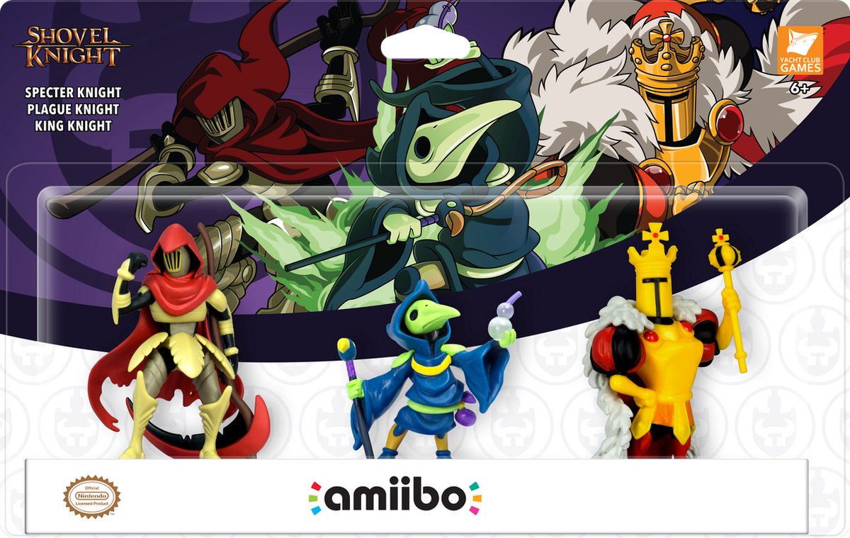 Shovel Knight: Treasure Trove Amiibo 3 Pack (NFC), Nintendo