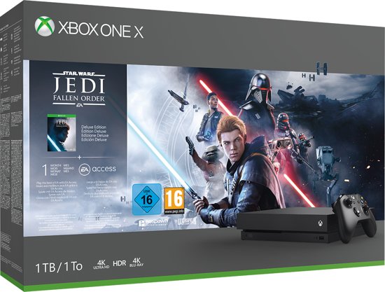 Xbox One X (1 TB) + Star Wars Jedi: Fallen Order (Xbox One), Microsoft