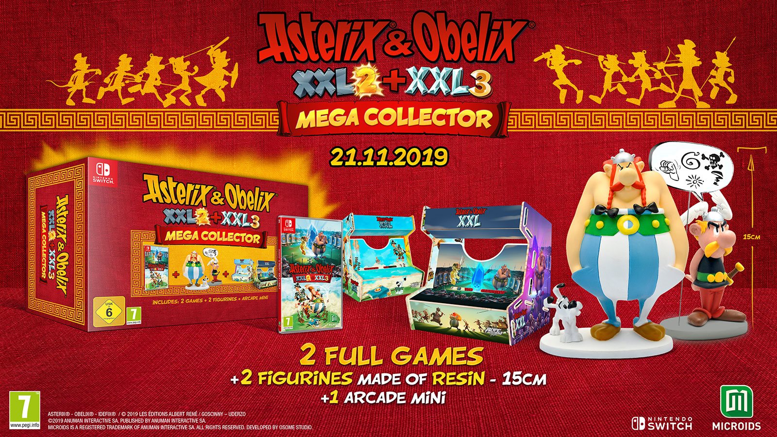 Asterix & Obelix XXL 2 + 3 - Mega Collector Box (Switch), Microids