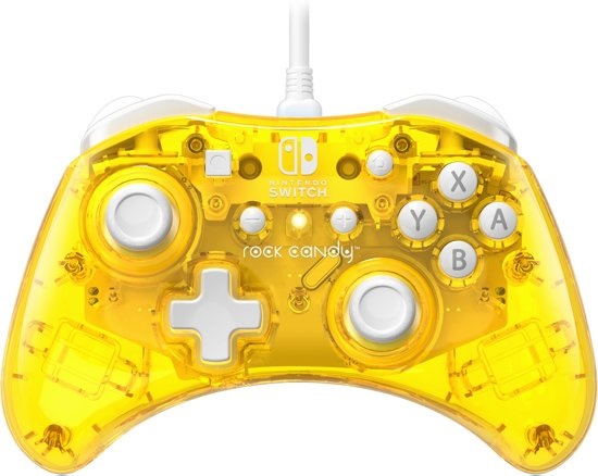 Nintendo Switch Wired Controller - Rock Candy (Pineapple Pop) (Switch), Rock Candy