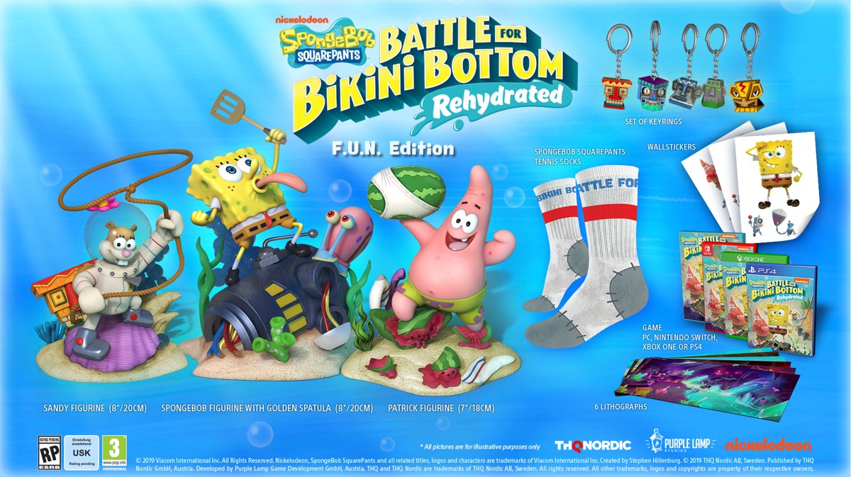 Spongebob SquarePants: Battle for Bikini Bottom - Rehydrated - F.U.N Edition (PS4), Purple Lamp Studios