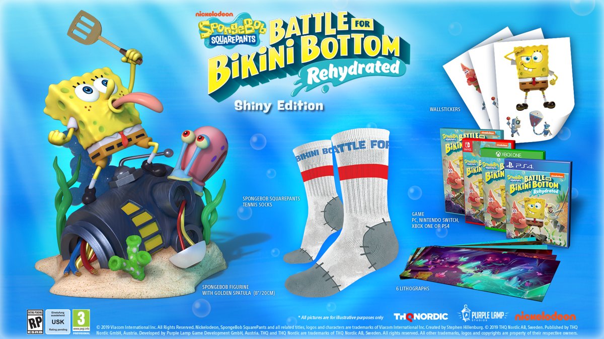 Spongebob SquarePants: Battle for Bikini Bottom - Rehydrated - Shiny Edition (PS4), Purple Lamp Studios