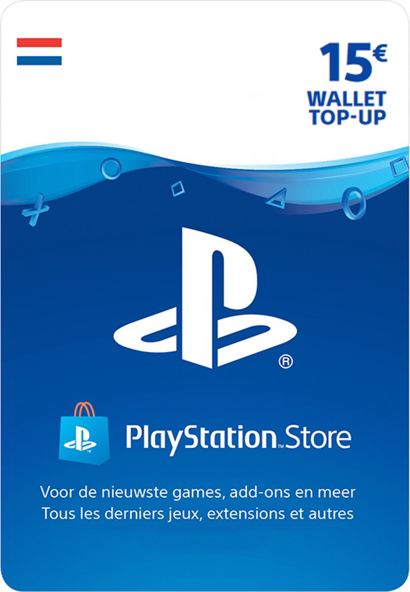 PlayStation Network tegoed 15 euro (NL) (PS4), Sony