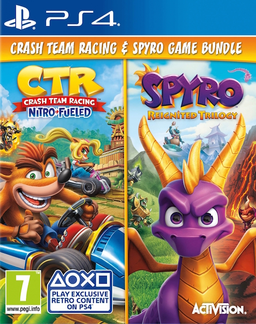 Crash Team Racing Nitro-Fueled + Spyro: Reignited Trilogy - Double Pack (PS4), Activision