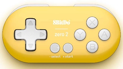 8Bitdo Zero 2 Mini Bluetooth Gamepad (Geel)