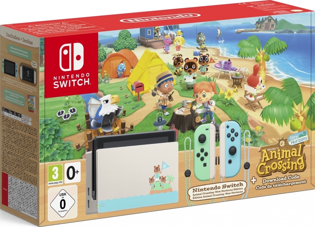 Nintendo Switch Console - Animal Crossing New Horizons Limited Edition