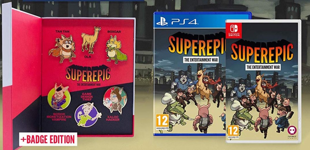 SuperEpic the Entertainment War - Badge Edition (Switch), Undercoders