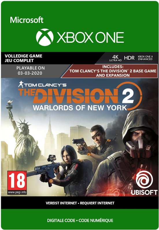The Division 2: Warlords of New York (Xbox One Download) (Xbox One), Ubisoft