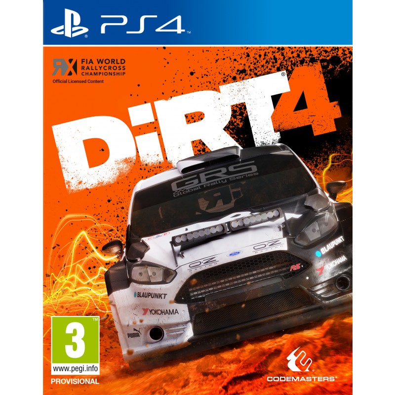 Dirt 4 (PS4), Codemasters