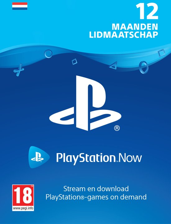 PlayStation Now Abonnement 12 Maanden  (NL)