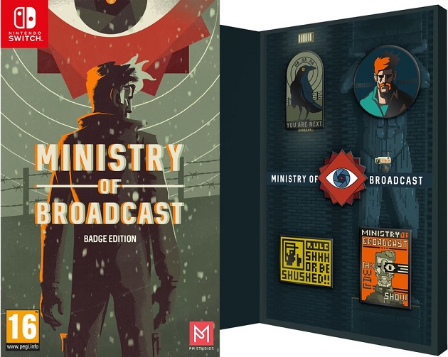 Ministry of Broadcast - Badge Collector's Edition (Switch), Ministry of Broadcast Studio