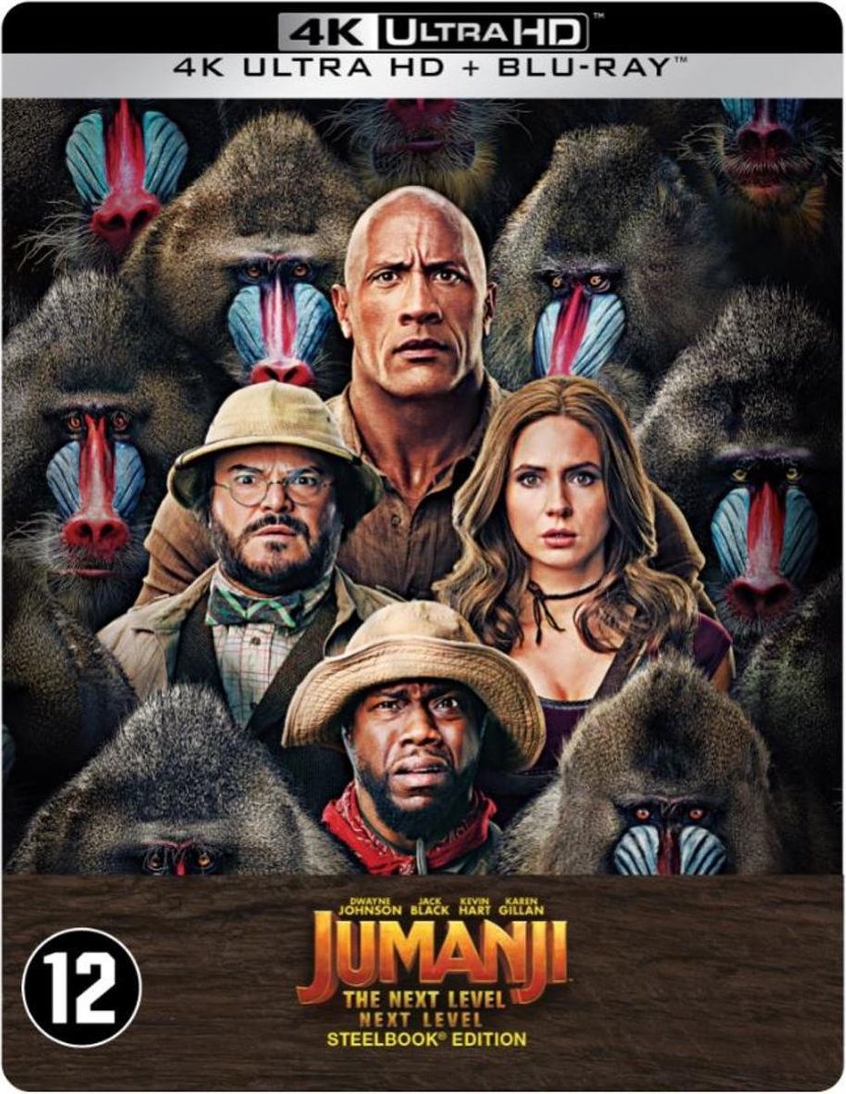 Jumanji: The Next Level (4K Ultra HD) (Steelbook) (Blu-ray), Jake Kasdan