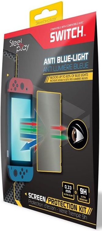 Nintendo Switch Screen Protection Kit - Anti Blue Light (Switch), Steelplay