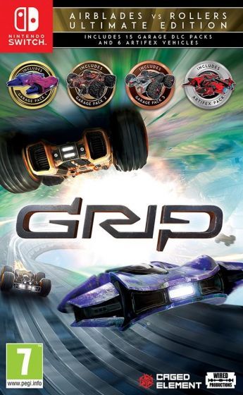 GRIP Combat Racing Rollers vs AirBlades Ultimate Edition (Code in a Box) (Switch), Caged Element