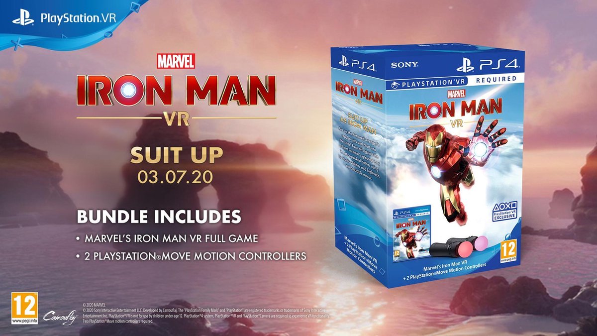 Marvel's Iron Man VR + 2 Move Controllers (PSVR) (PS4), Camouflaj