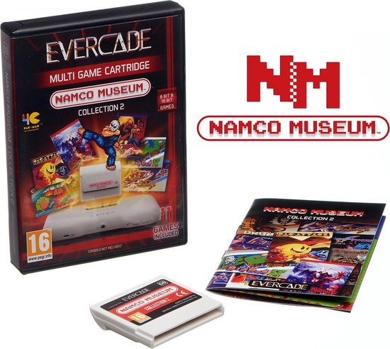 Evercade Namco Museum - Cartridge 2 (hardware), Namco museum