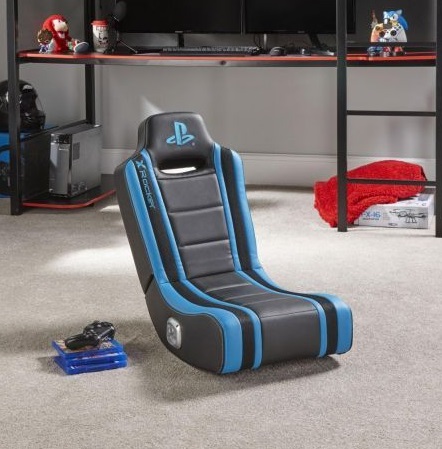 X Rocker - Sony PlayStation Floor Rocker Blue Gaming Chair (hardware), X Rocker