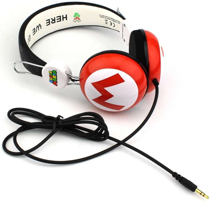 Super Mario - Stereo Wired Headset - OTL (Switch), OTL Technologies