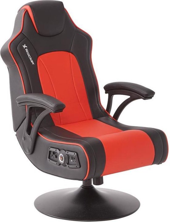 X Rocker - Torque Wireless 2.1 Red and Black Gaming Chair (hardware), X Rocker