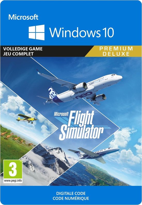 Microsoft Flight Simulator 2020 - Premium Deluxe Edition (Windows 10 Download) (PC), Microsoft
