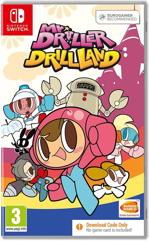 Mr Driller DrillLand (Code in a Box) (Switch), Bandai Namco Entertainment 