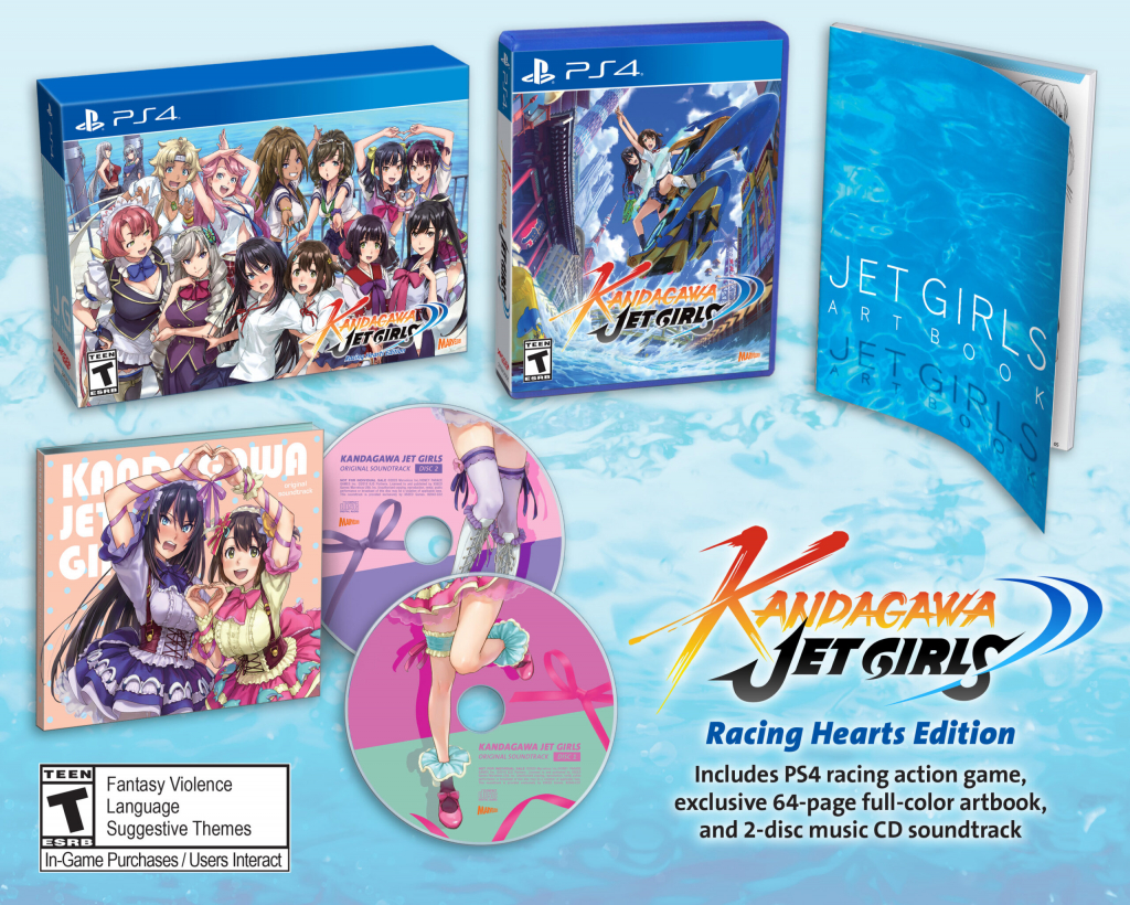 Kandagawa: Jet Girls Racing - Hearts Edition (USA Import) (PS4), XSEED Games