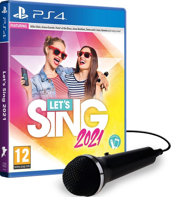 Let's Sing 2021 (UK Edition) + 1 Microfoon (PS4), Voxler