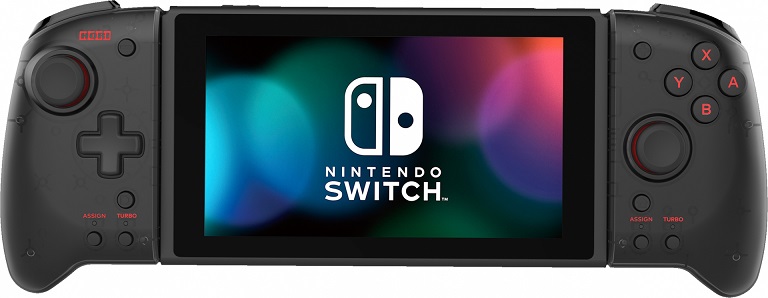 Hori Split Pad Pro Nintendo Switch Controller (Transparant zwart)