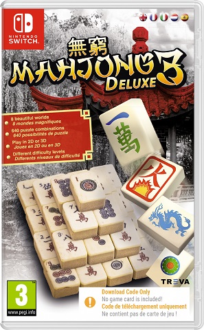 Mahjong Deluxe 3 (Code in a Box) (Switch), EnsenaSoft